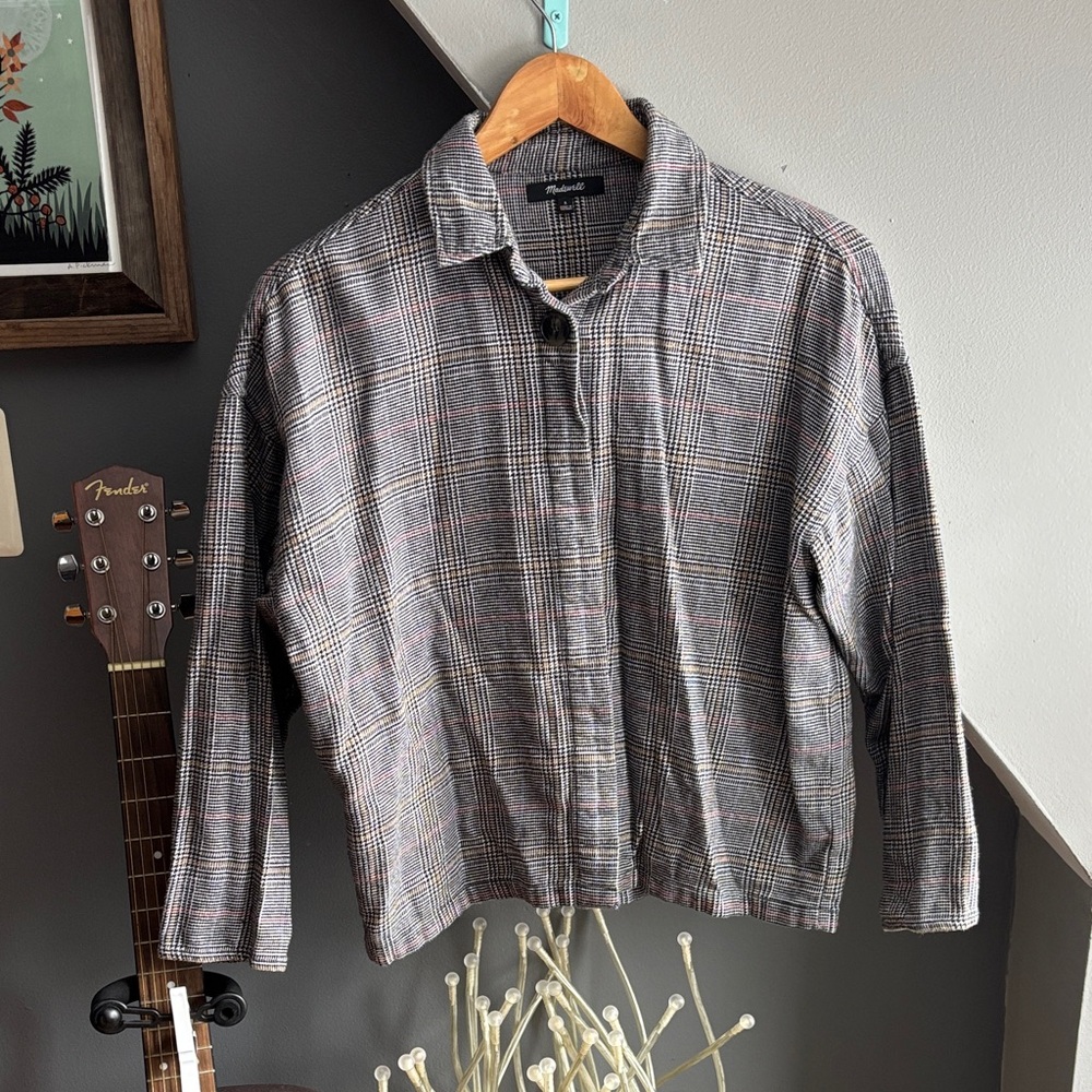 Madewell Plaid Button-Up Shirt